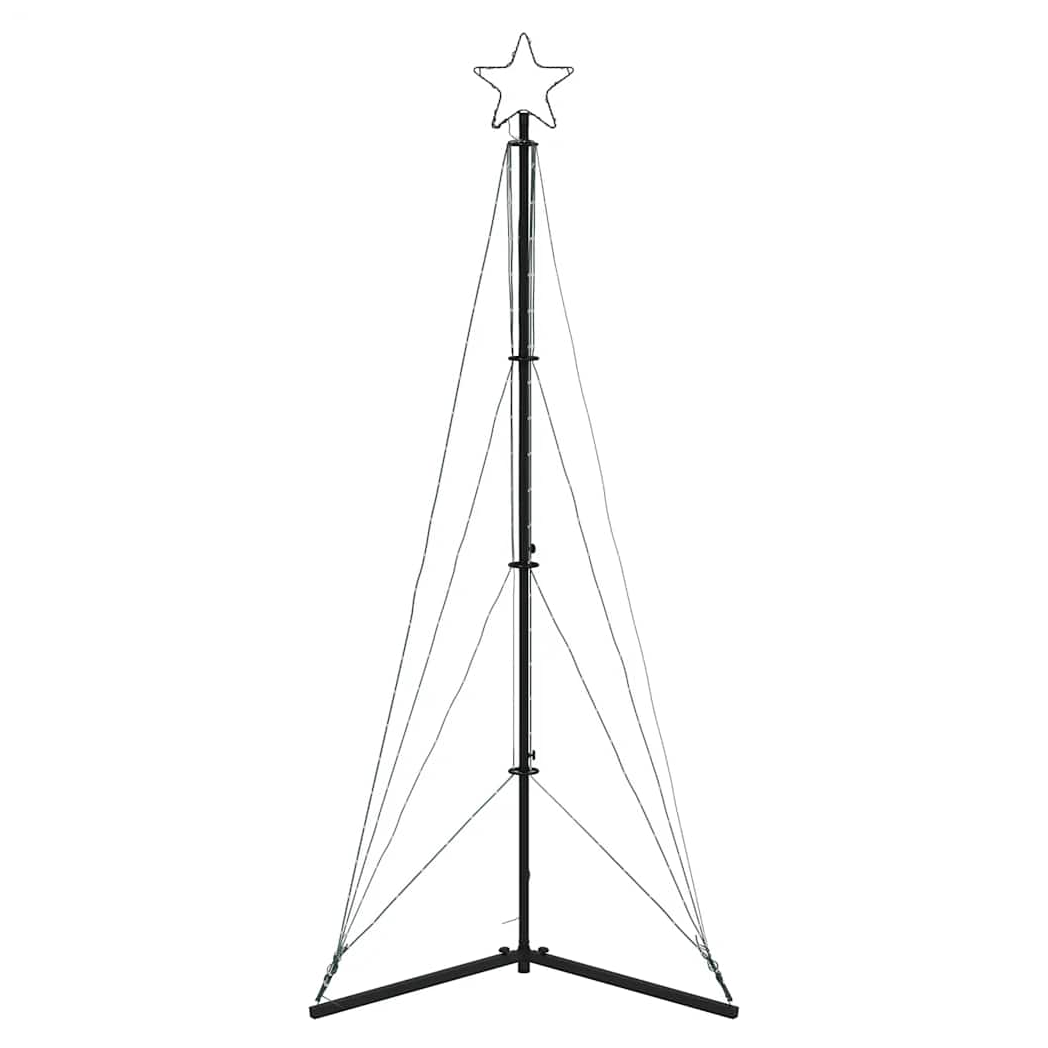 vidaXL Christmas Tree Light 363 LEDs Warm White 182 cm