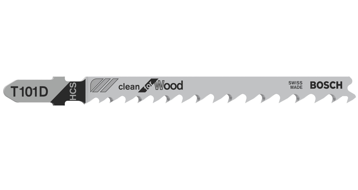 BOSCH JIGSAW BLADE T 101 D CLEAN WOOD