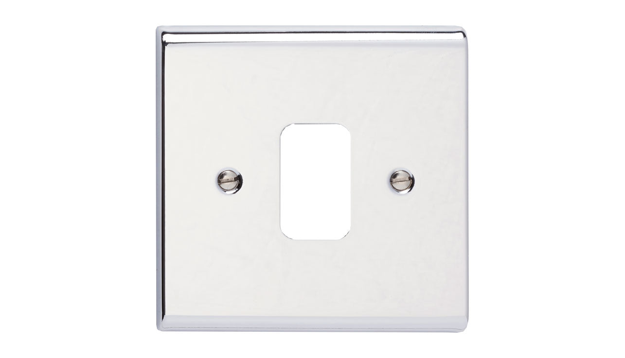 SLIMLINE DECOR 1 GANG GRID CHRM G3421CH