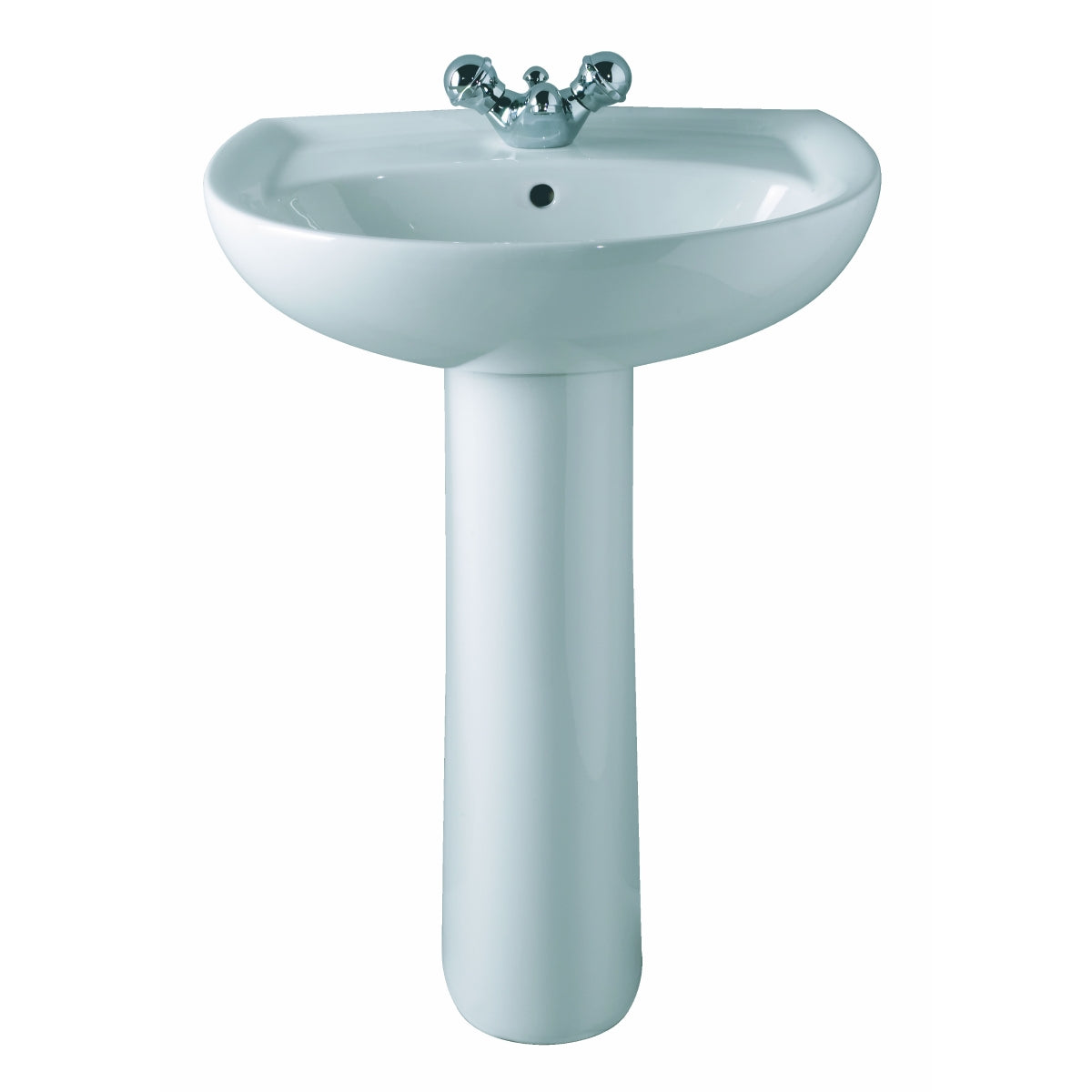 GALERIE 600 BASIN 1 TAP WHITE
