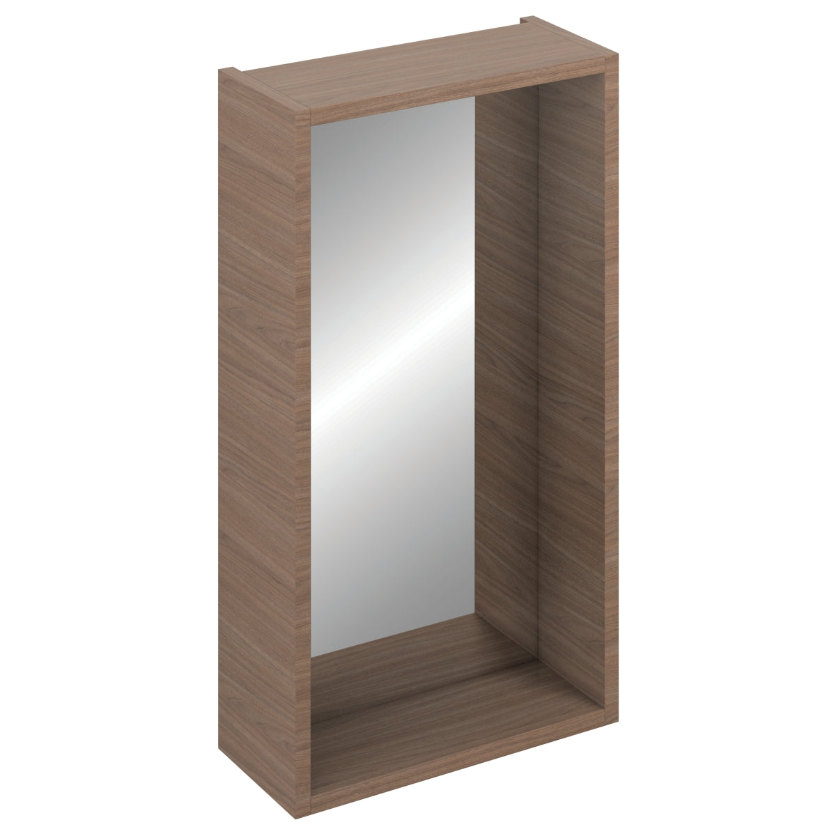 IFLO ALIANO 400MM MIRROR BOX - WALNUT