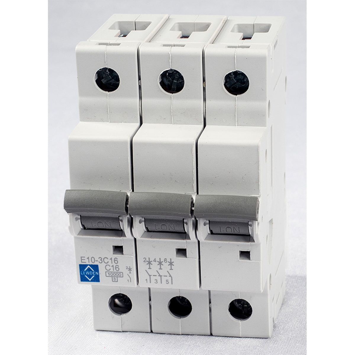 LEWDEN E10-3C50 MCB TP TYPE C 50A 10KA