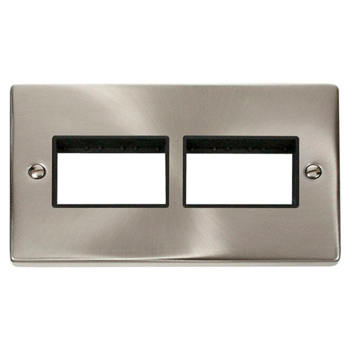 DECO VPSC406BK 2 GANG MINIGRID UNFURNIS