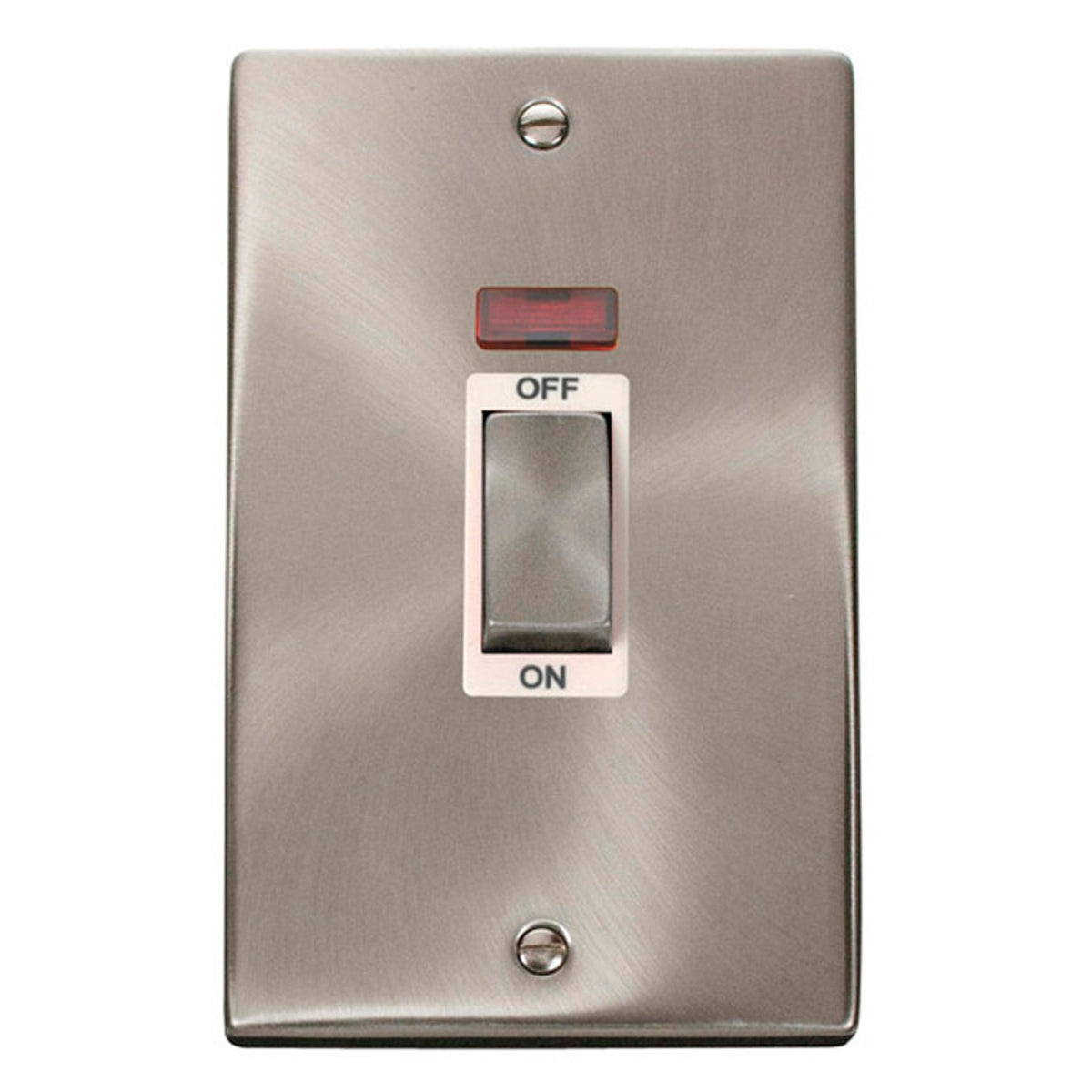 DECO VPSC503WH 45A INGOT 2 GANG DOUBLE P