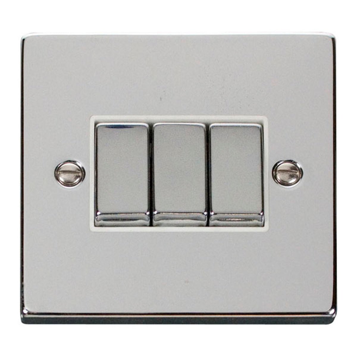 DECO VPCH413WH 10AX INGOT 3 GANG 2 WAY P