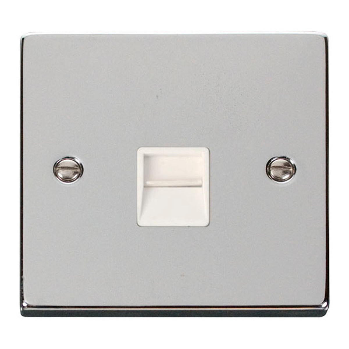 DECO VPCH125WH SINGLE TELEPHONE OUTLET -