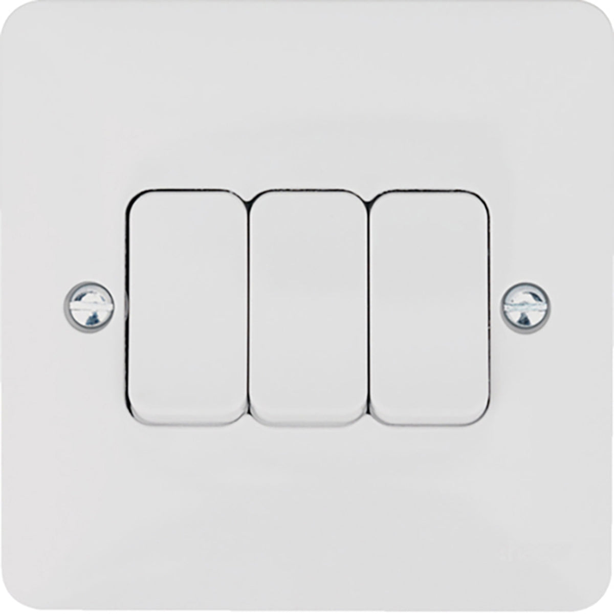 HAGER WMPS32 10AX 3 GANG 2 WAY WALL SWI
