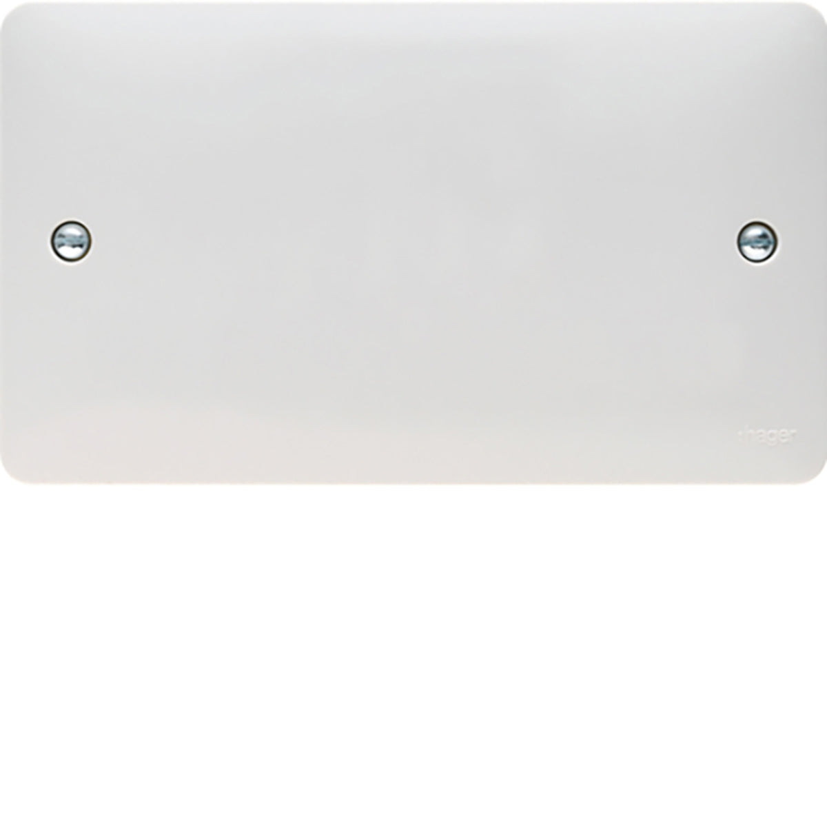 HAGER WMP2 TWIN BLANK PLATE