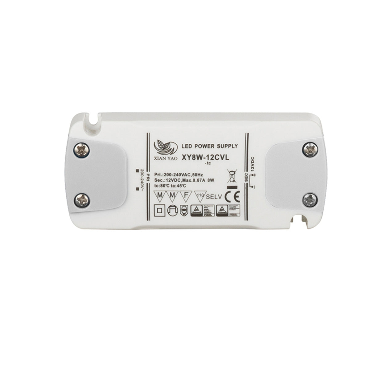 GLOBO 1237 8W LED DRIVER WHTIE SHELL