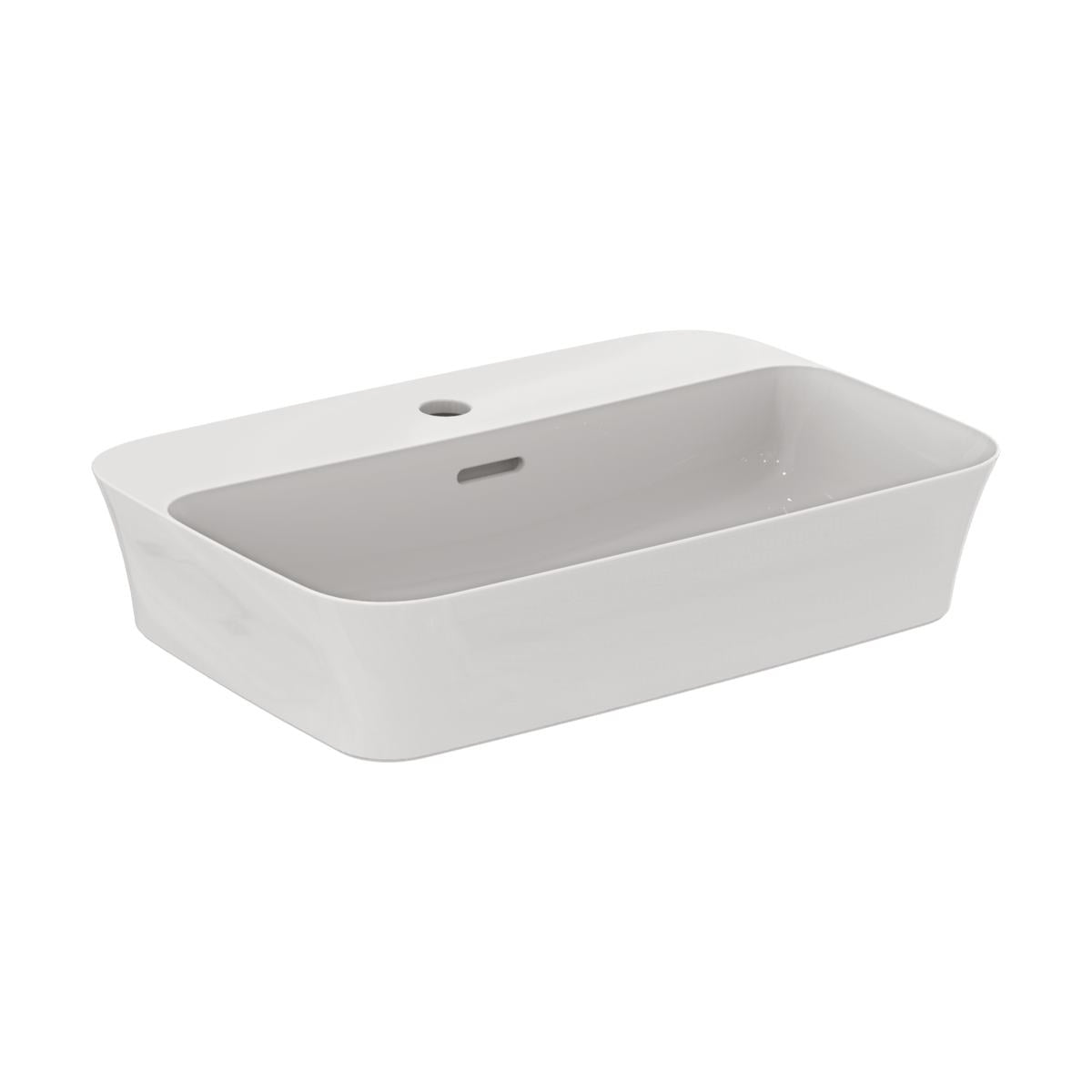 IPALYSS VSL BSN 55X38 WHITE RECT OF TH