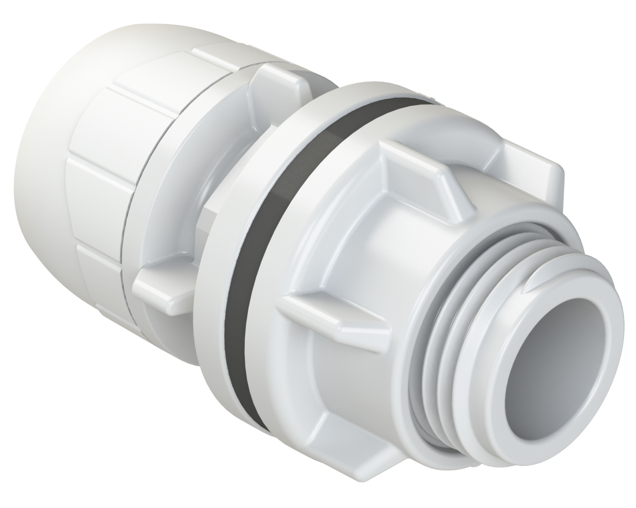 PB3815EW 15MMX1/2 POLYPLM TANK CON WHT
