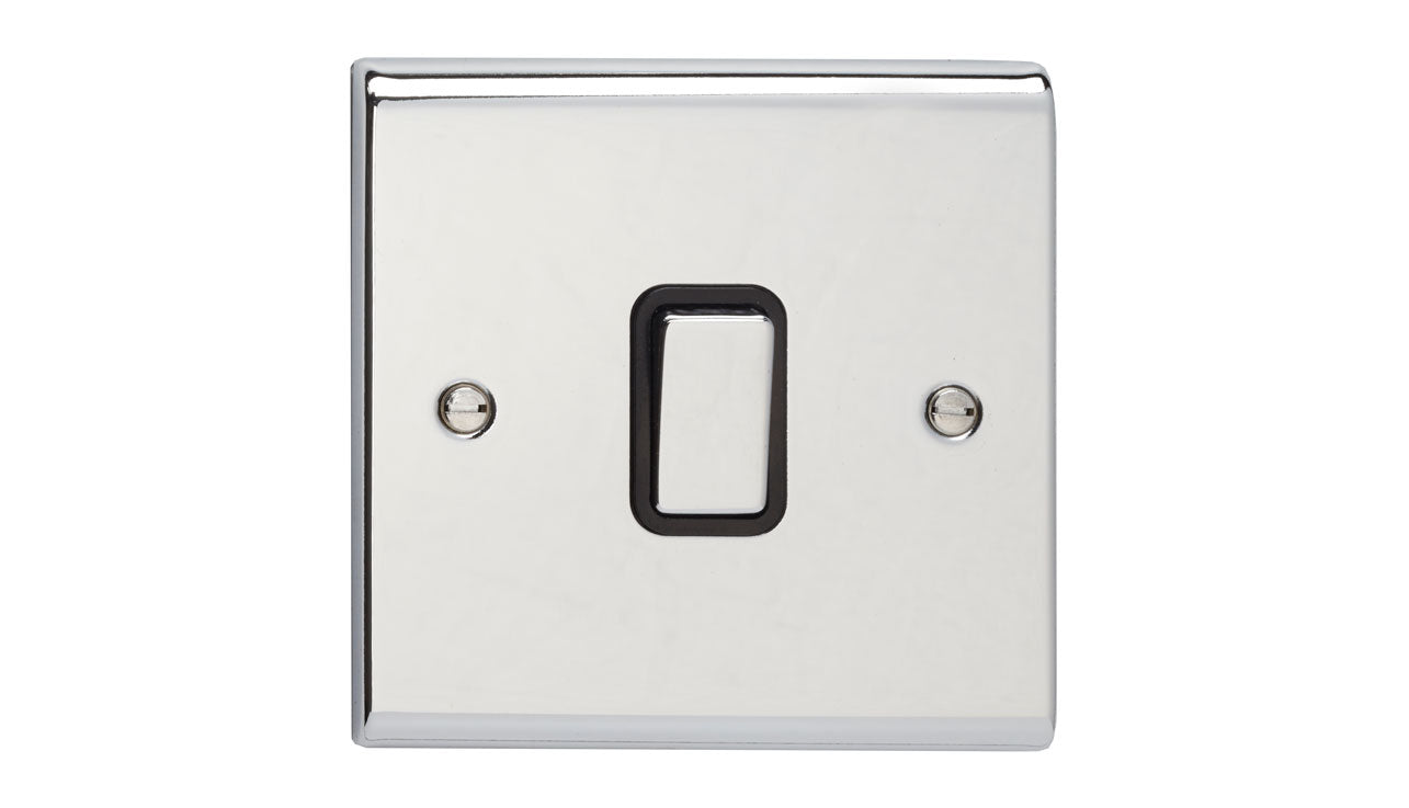 SL DECOR 1G 10AX PLATE SWITCH SD1203CHB