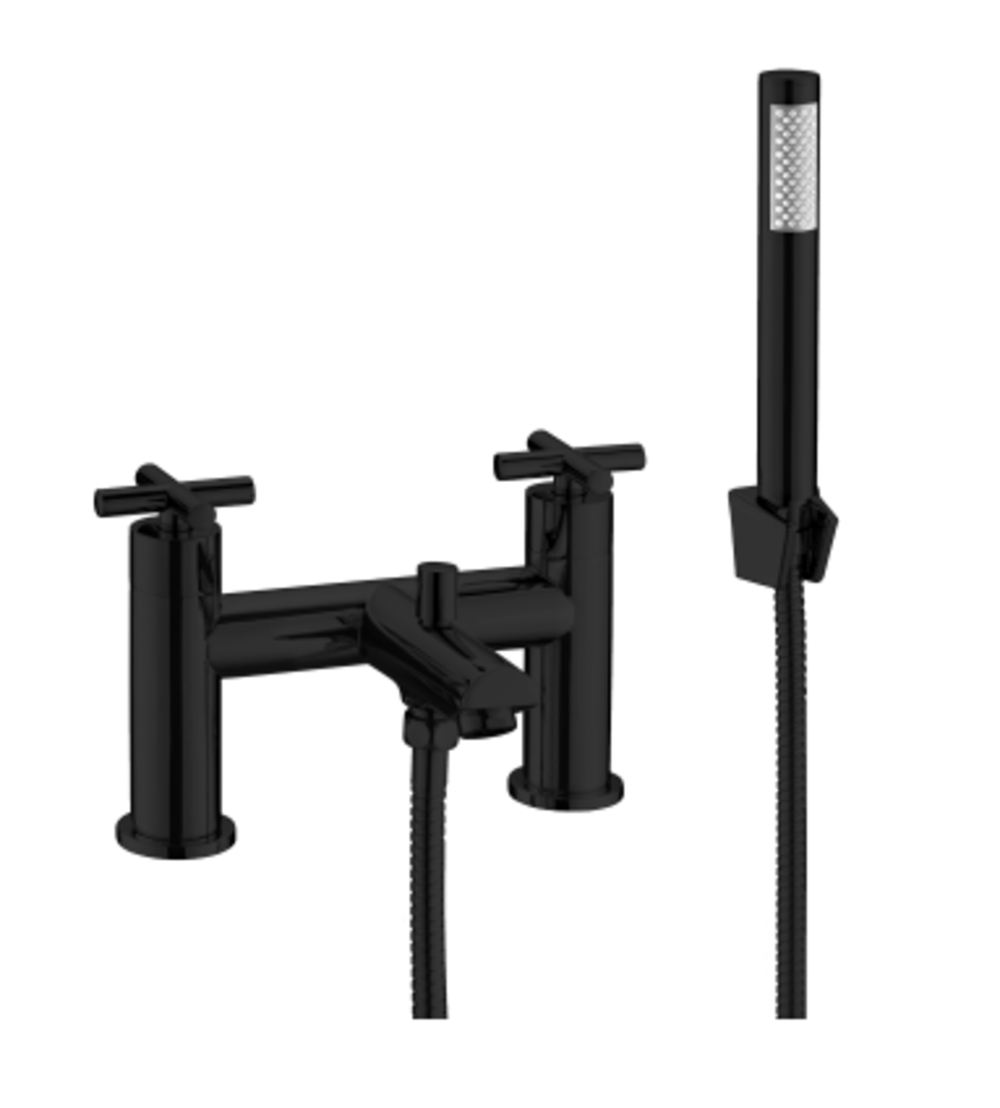IFLO CALM BATH SHOWER MIXER MATT BLACK