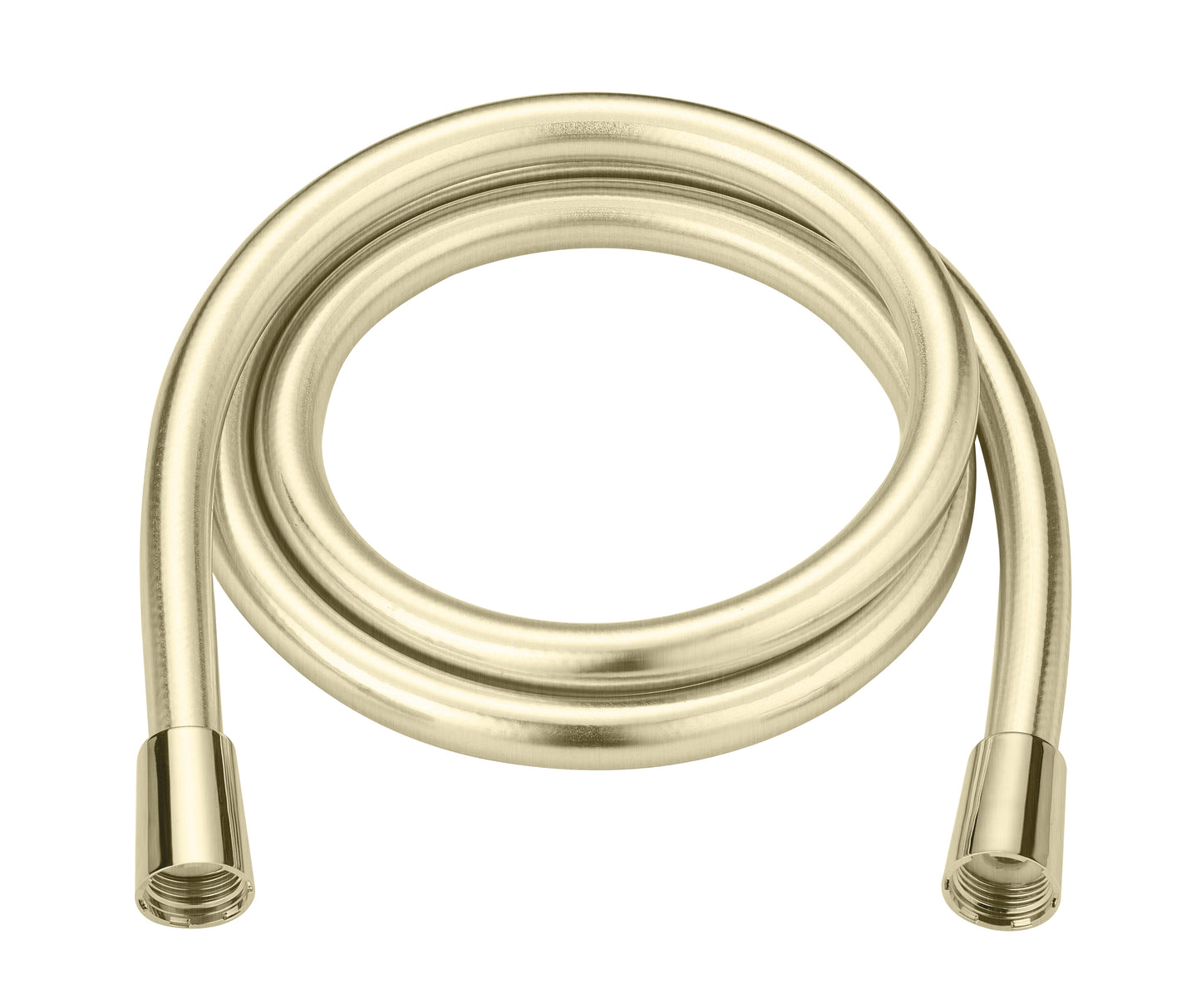 IFLO 1.5M PVC SMOOTH HOSE BRUSHED BRASS