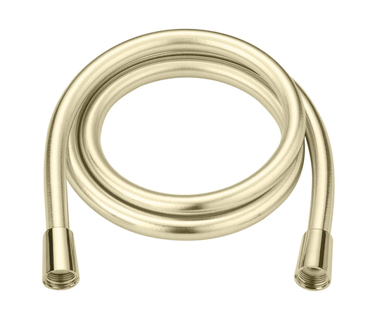 IFLO 1.5M PVC SMOOTH HOSE BRUSHED BRASS