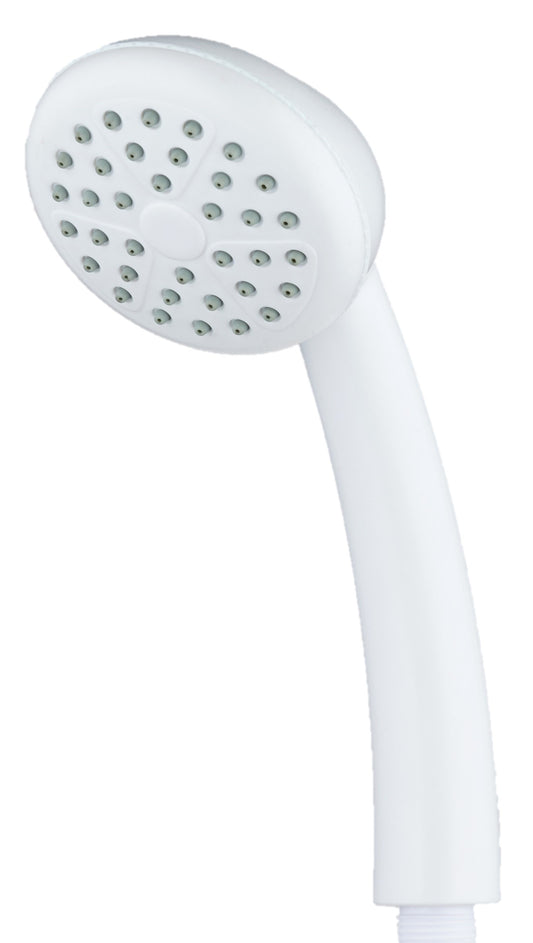WHITE SINGLE MODE SHOWER HEAD