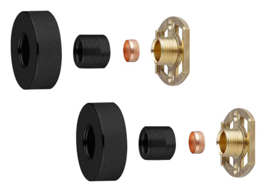 FAST FIX KIT ROUND COVER MATT BLACK