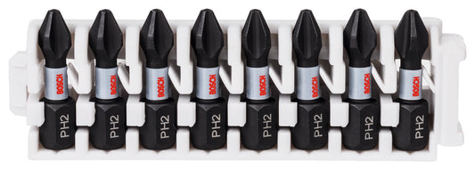 IMPACT SCREWDRIVER BIT PK 25MM 8XPH2