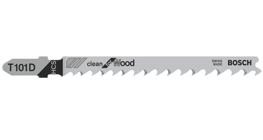 BOSCH JIGSAW BLADE T 101 D CLEAN WOOD