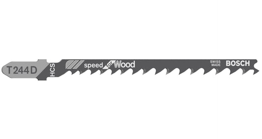 BOSCH JIGSAW BLADE T 244 D SPEED WOOD