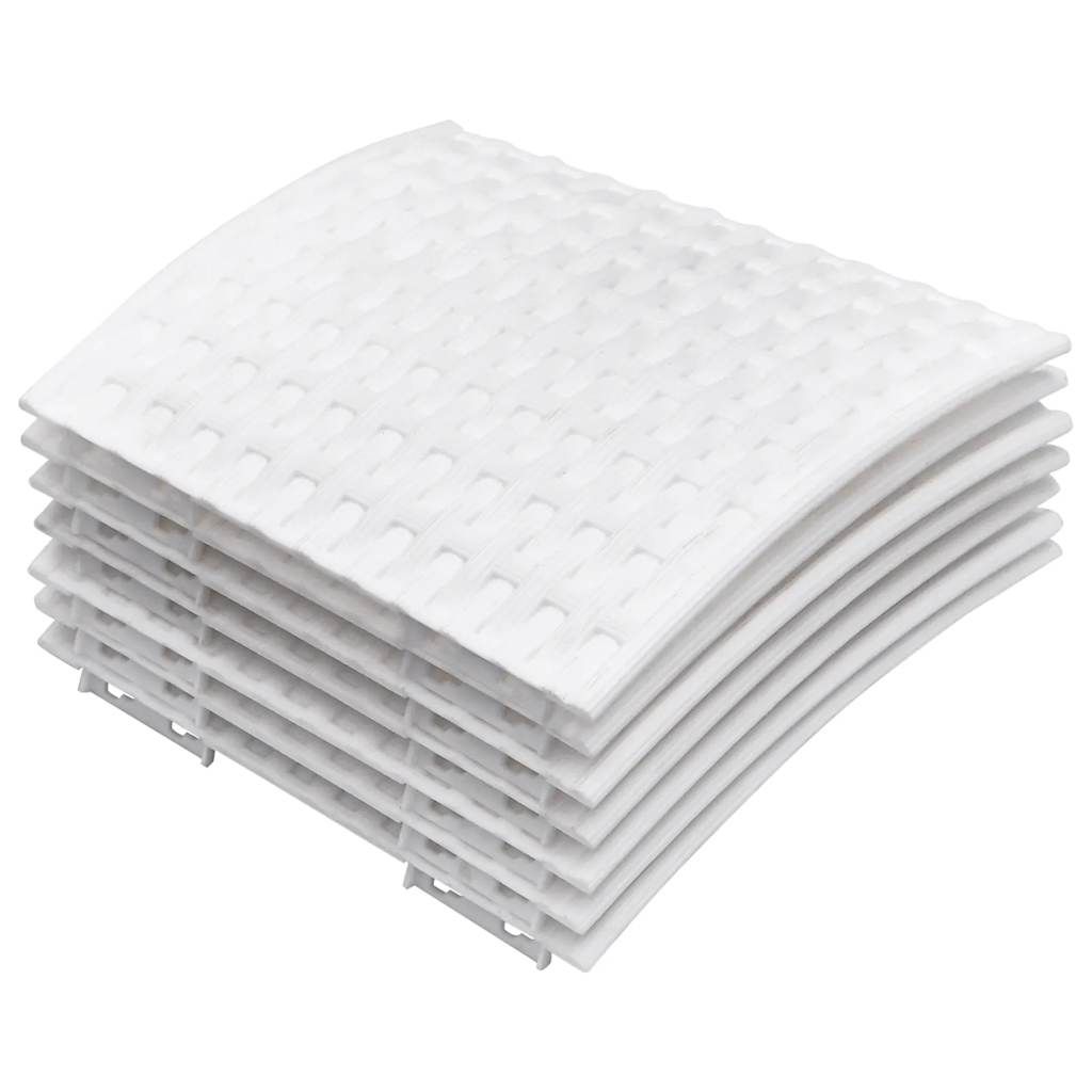 vidaXL Christmas Tree Skirt White Ø56x23 cm Plastic