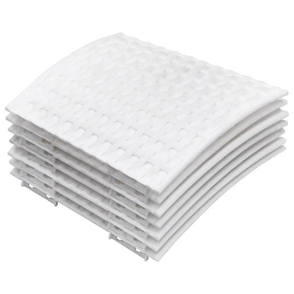 vidaXL Christmas Tree Skirt White Ø56x23 cm Plastic