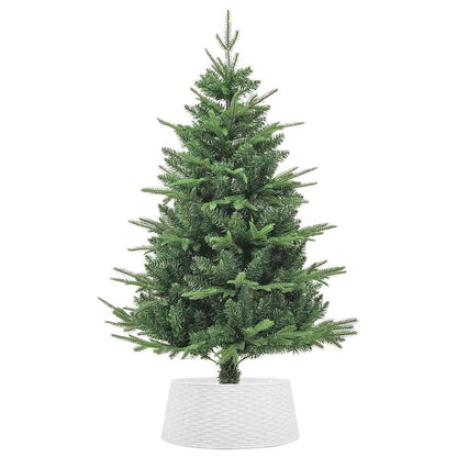 vidaXL Christmas Tree Skirt White Ø56x23 cm Plastic