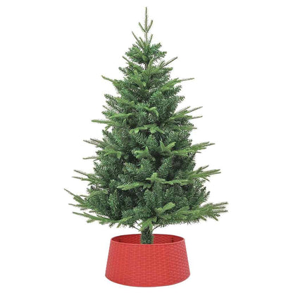 vidaXL Christmas Tree Skirt Red Ø56x23 cm Plastic