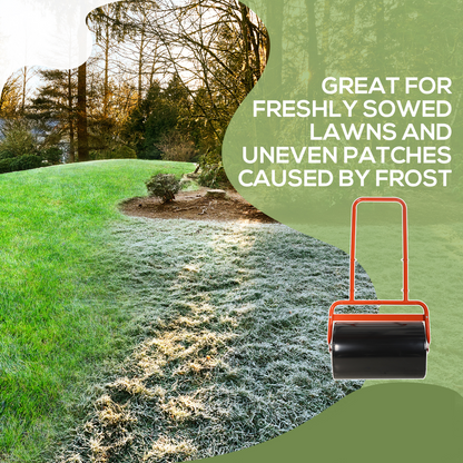 Combination Push/Tow Lawn Roller Filled w/ 38L Sand or Water Garden Outsunny