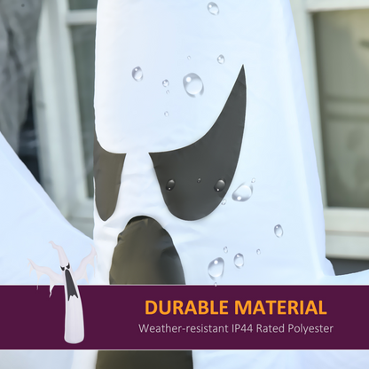 6FT 1.8m LED Halloween Inflatable Deco Floating Ghost Scary Party Outdoors