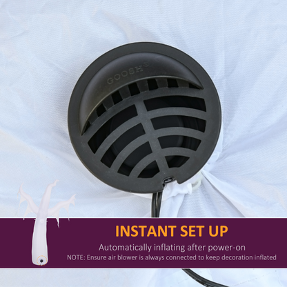 6FT 1.8m LED Halloween Inflatable Deco Floating Ghost Scary Party Outdoors