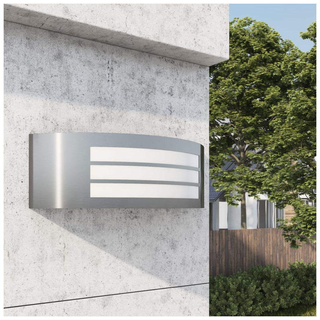 vidaXL Outdoor Wall Light Stainless Steel
