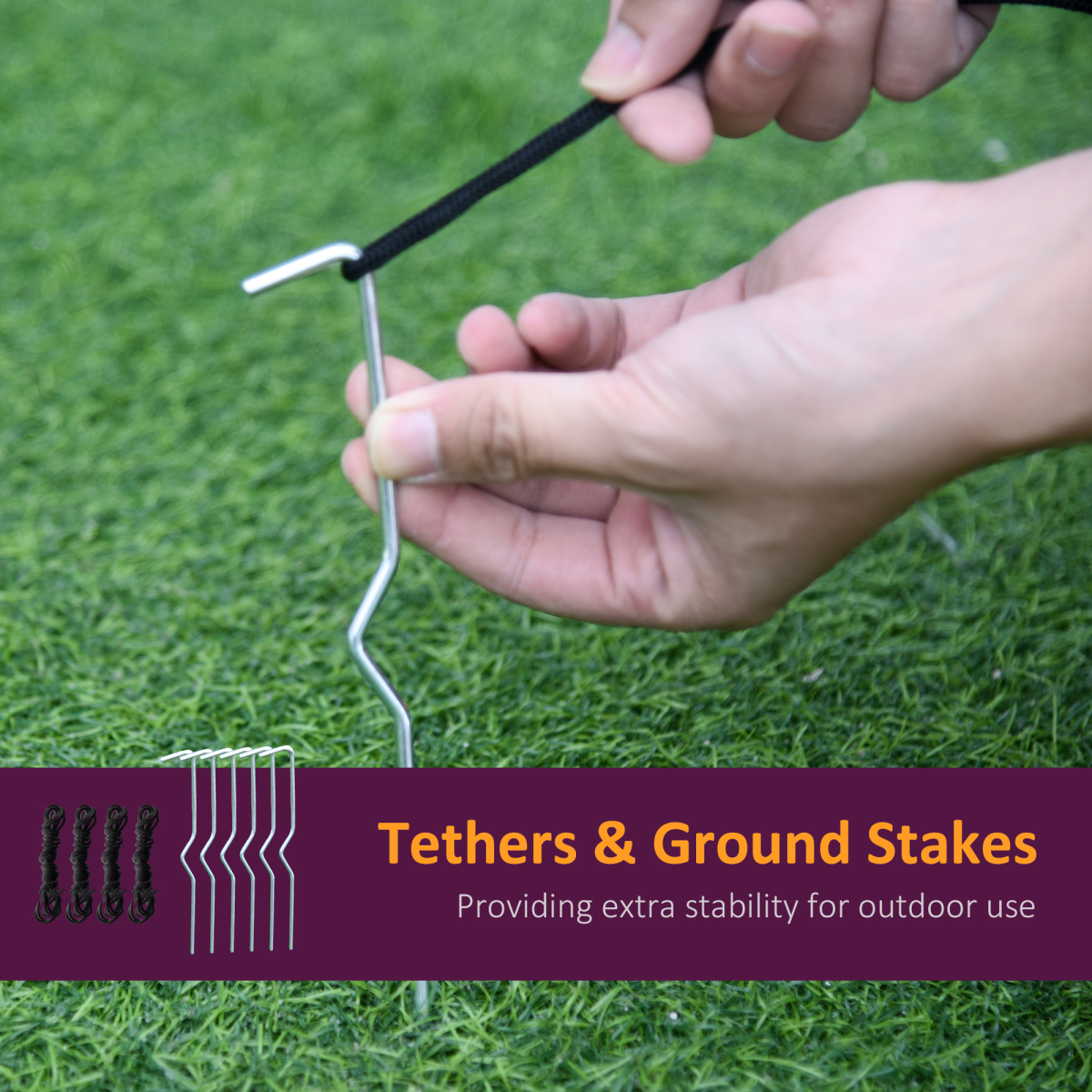 1.8m Inflatable Halloween Lawn Deco with LED Witches Around A Black Cauldron