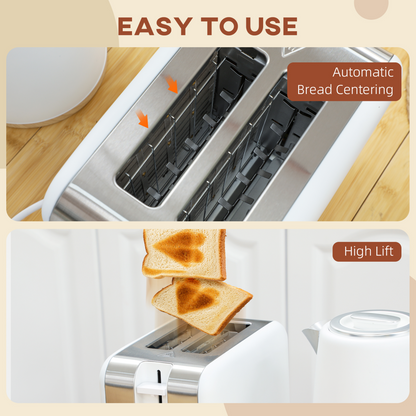 Efficient Kettle & Toaster Set - Quick Boil & Perfect Toast Every Time