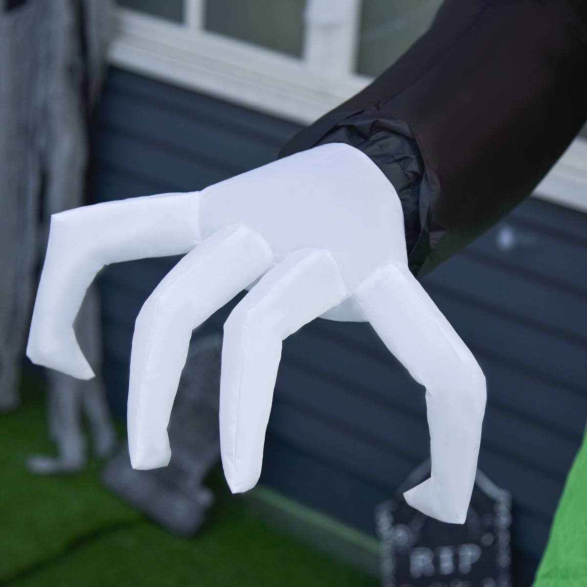 Halloween Pumpkin Ghost Inflatable LED Lighting Scary Ghoul Outdoor Kids Party