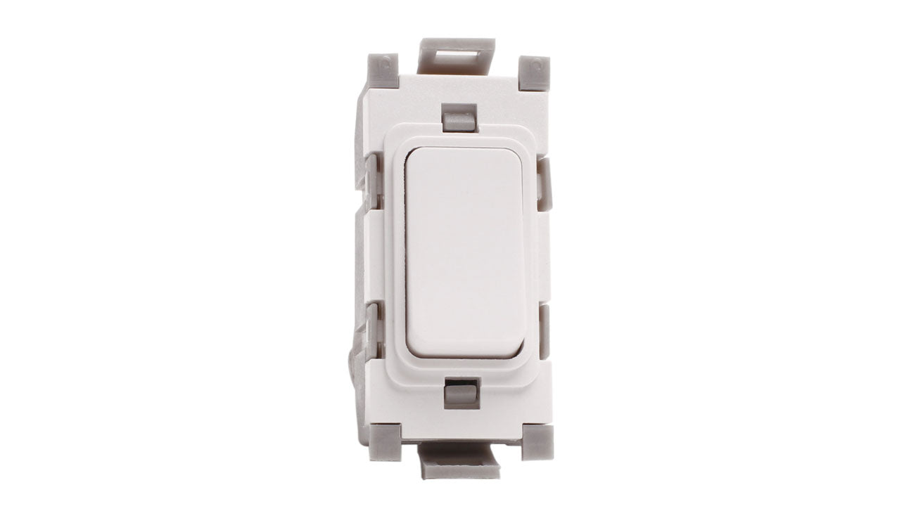 GRID SWITCH 10A SP WHITE G3506