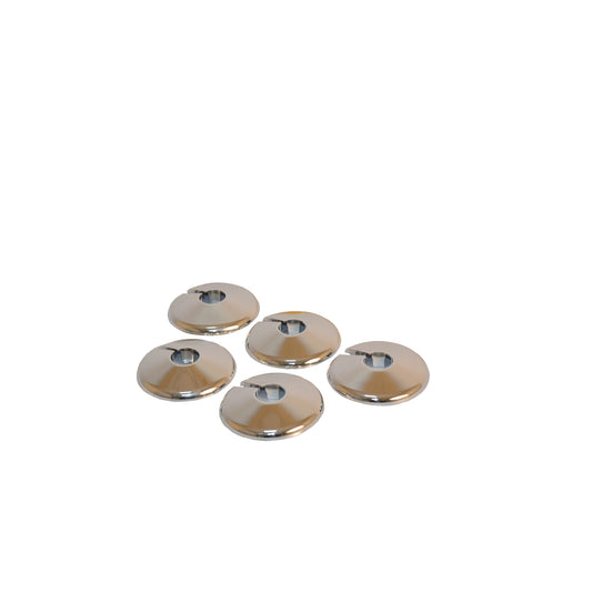 PR 15MM PIPE COLLARS CHROME PK5