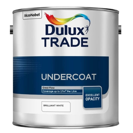 DULUX TRADE UNDERCOAT BRILLIANT WHITE 5L