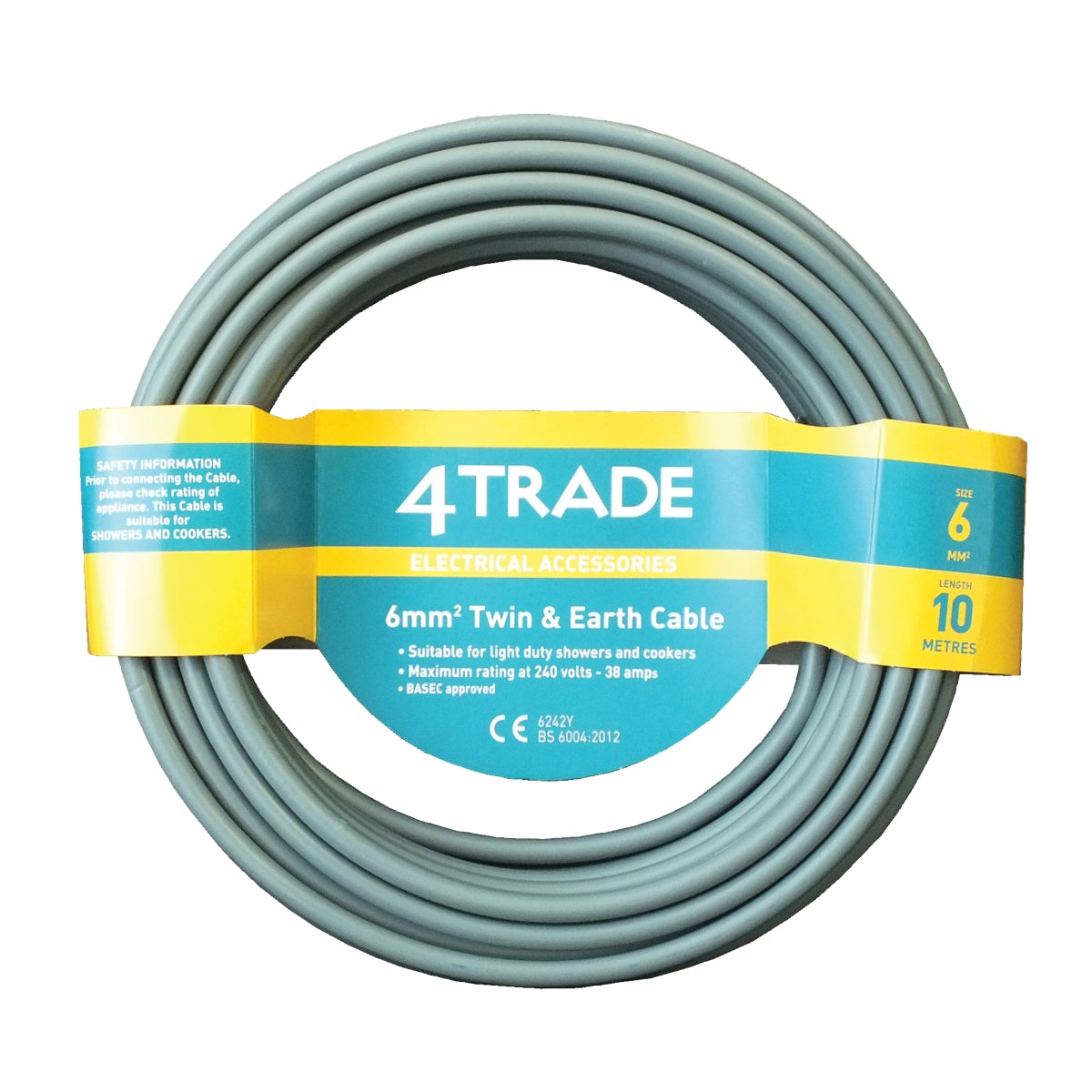 4TRADE CABLE BASEC T+E 6242Y 6.0MMX10M
