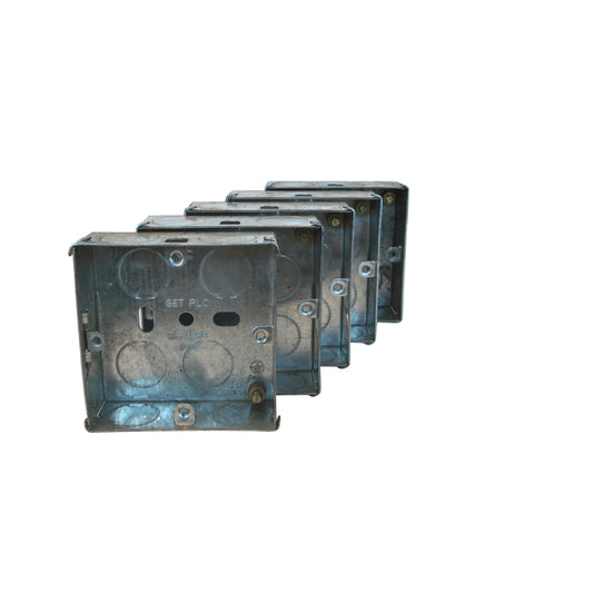 4TRADE METAL BOX 1GANG 25MM