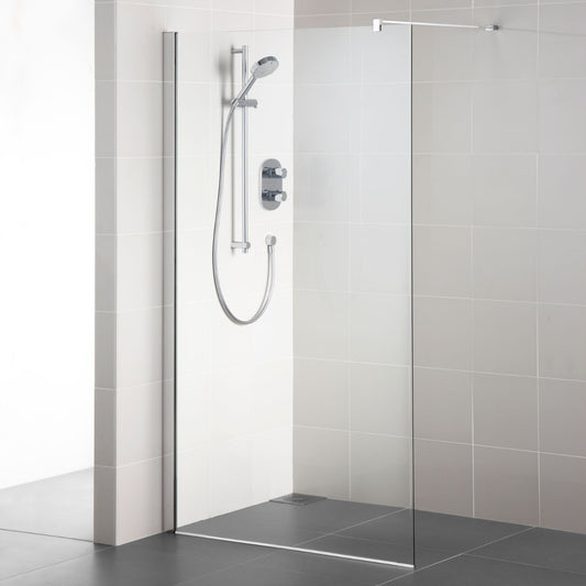 SYNRGY PANEL 800 BRT/SIL WETROOM CLEAR