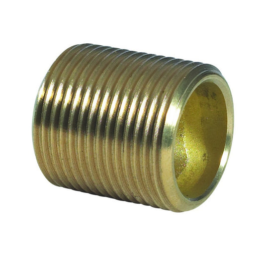 PLUMBRIGHT BRASS RUNNING NIPPLE 3/4"