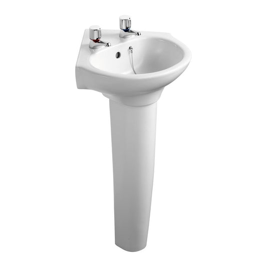 STUDIO CLOAKROOM PEDESTAL WHITE E020001