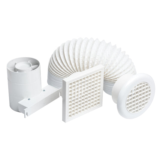 SHWR FAN KIT 100 4 + TIMER