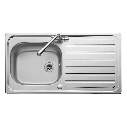 NEW LEXIN TAP CENTRE STEEL SINK