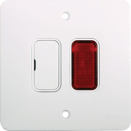 HAGER WMGSU83N 13A UNSWITCHED FCU WITH