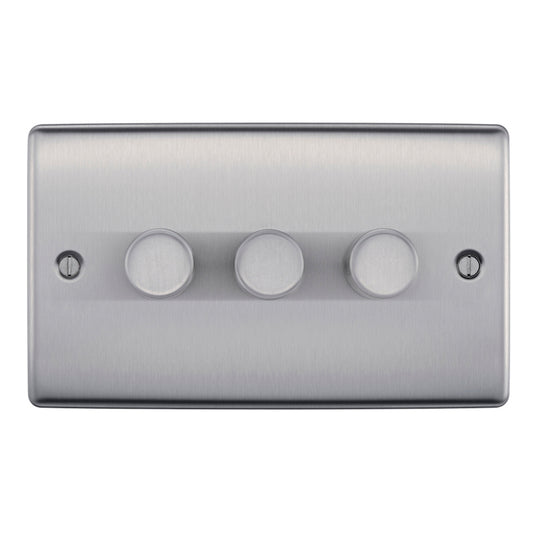 NEXUS NBS83P-01 BSTEEL 400W 3G 2W PUSH