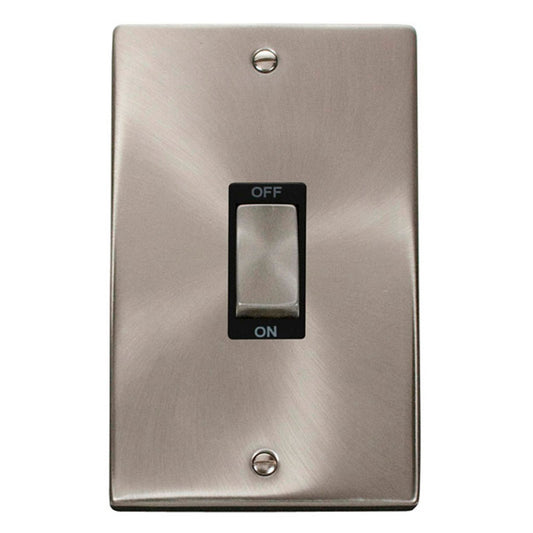 DECO VPSC502BK 45A INGOT 2 GANG DOUBLE P