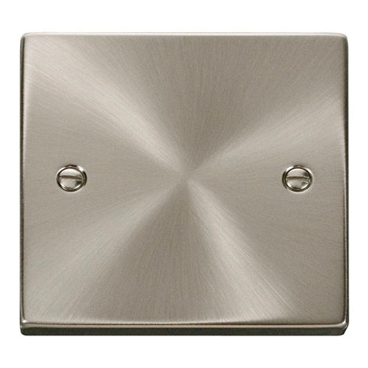 DECO VPSC060 1 GANG BLANK PLATE - SATIN