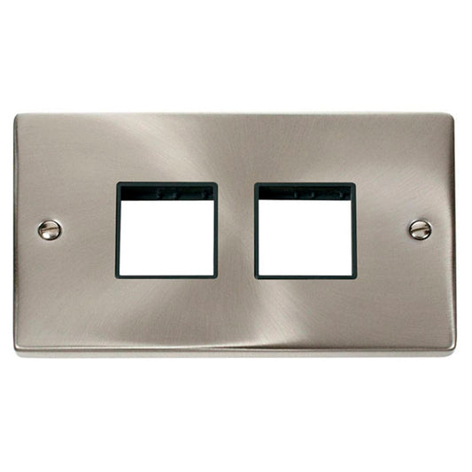 DECO VPSC404BK 2 GANG MINIGRID UNFURNIS